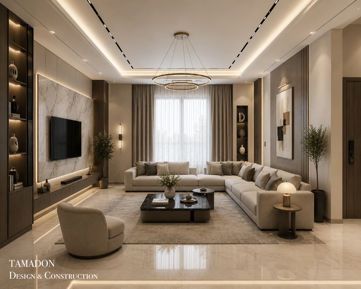 تصميم داخلي من أعمال TAMADON