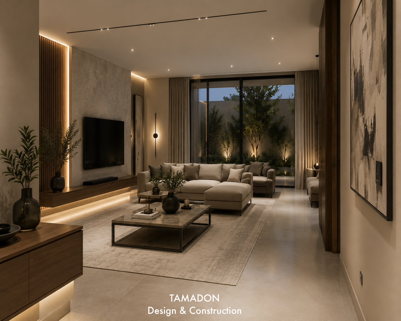 تصميم داخلي من أعمال TAMADON